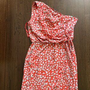 Diane Von Furstenberg DVF Agatha One Shoulder Dress